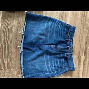 Jcrew Denim Skirt - Size 28, slightly stretchy